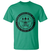 Operation Epic Fury USA Military Seal T Shirt Patriotic Air Power Aviation Tribute