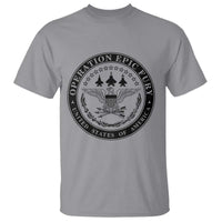 Operation Epic Fury USA Military Seal T Shirt Patriotic Air Power Aviation Tribute