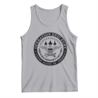 Operation Epic Fury USA Military Seal Tank Top Patriotic Air Power Aviation Tribute