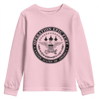 Operation Epic Fury USA Military Seal Youth Sweatshirt Patriotic Air Power Aviation Tribute