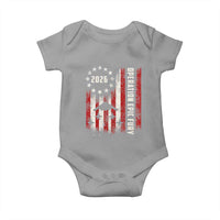 Operation Epic Fury 2026 American Flag Bomber Baby Onesie B2 Spirit Patriotic Air Dominance