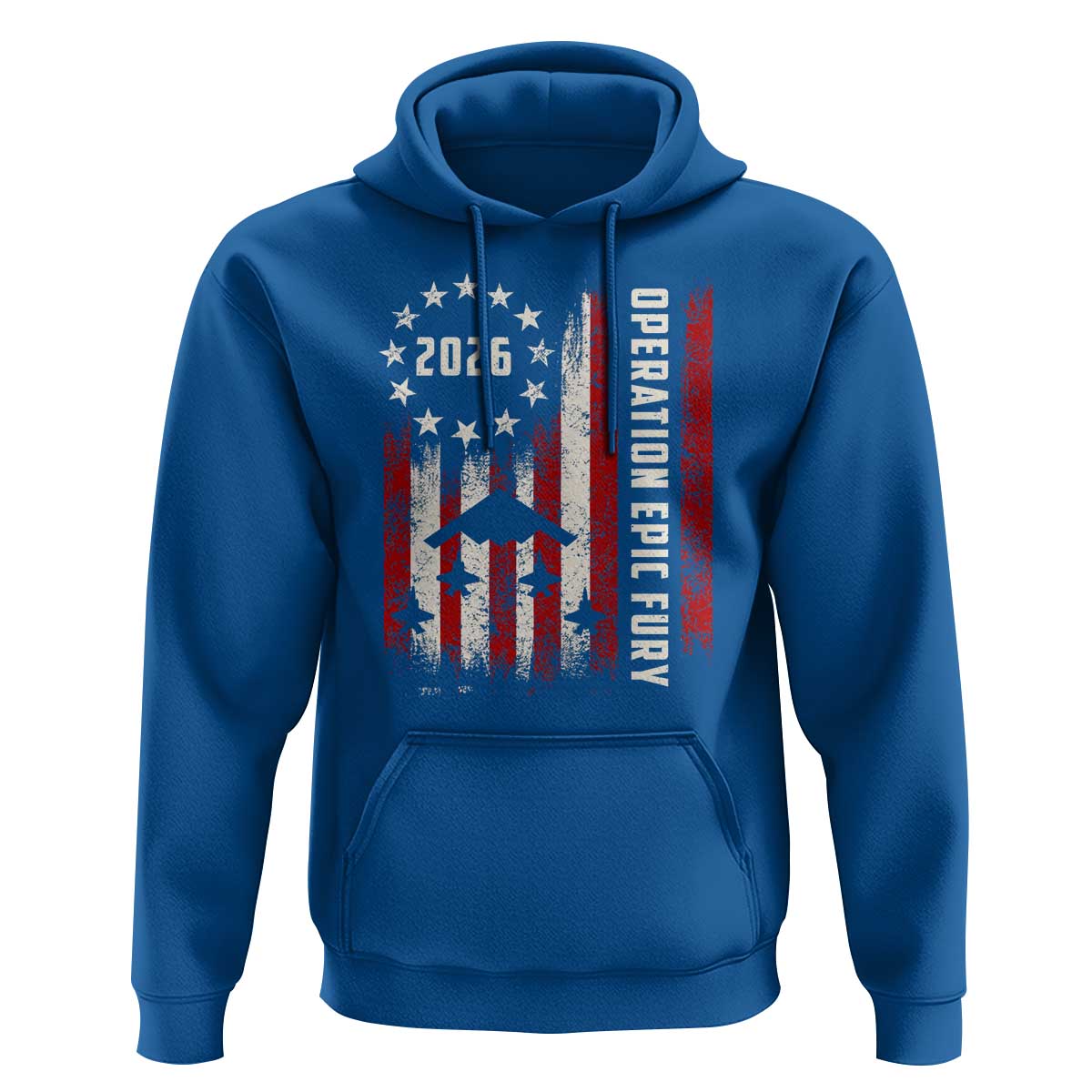 Operation Epic Fury 2026 American Flag Bomber Hoodie B2 Spirit Patriotic Air Dominance