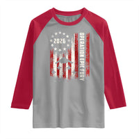 Operation Epic Fury 2026 American Flag Bomber Raglan Shirt B2 Spirit Patriotic Air Dominance