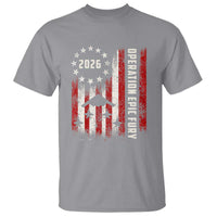 Operation Epic Fury 2026 American Flag Bomber T Shirt B2 Spirit Patriotic Air Dominance