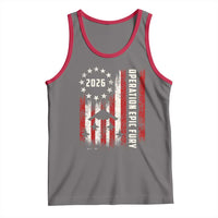 Operation Epic Fury 2026 American Flag Bomber Tank Top B2 Spirit Patriotic Air Dominance