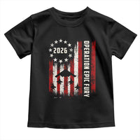 Operation Epic Fury 2026 American Flag Bomber Toddler T Shirt B2 Spirit Patriotic Air Dominance