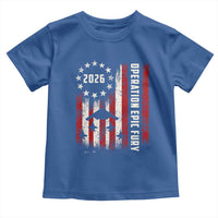 Operation Epic Fury 2026 American Flag Bomber Toddler T Shirt B2 Spirit Patriotic Air Dominance