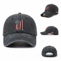 Operation Epic Fury 2026 American Flag Bomber Washed Cotton Baseball Cap B2 Spirit Patriotic Air Dominance