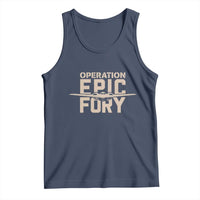 Operation Epic Fury Stealth Bomber Silhouette Tank Top Patriotic B2 Spirit Aviation Statement
