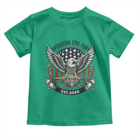 Operation Epic Fury Patriotic Eagle Crest Est 2026 Toddler T Shirt American Strength Freedom
