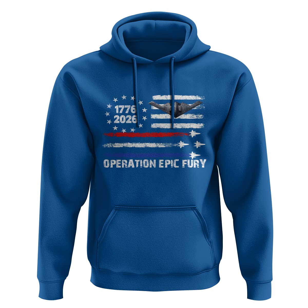 Operation Epic Fury 1776 2026 American Flag Aviation Hoodie Freedom Anniversary Statement