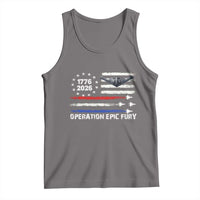 Operation Epic Fury 1776 2026 American Flag Aviation Tank Top Freedom Anniversary Statement
