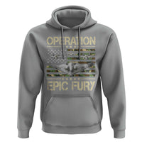 Operation Epic Fury Camo American Flag Hoodie B12 Spirit Stealth Bomber Formation Patriotic Air Power
