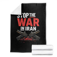 Stop the War in Iran Throw Blanket Anti War Protest Peace Advocacy Human Rights
