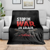 Stop the War in Iran Throw Blanket Anti War Protest Peace Advocacy Human Rights