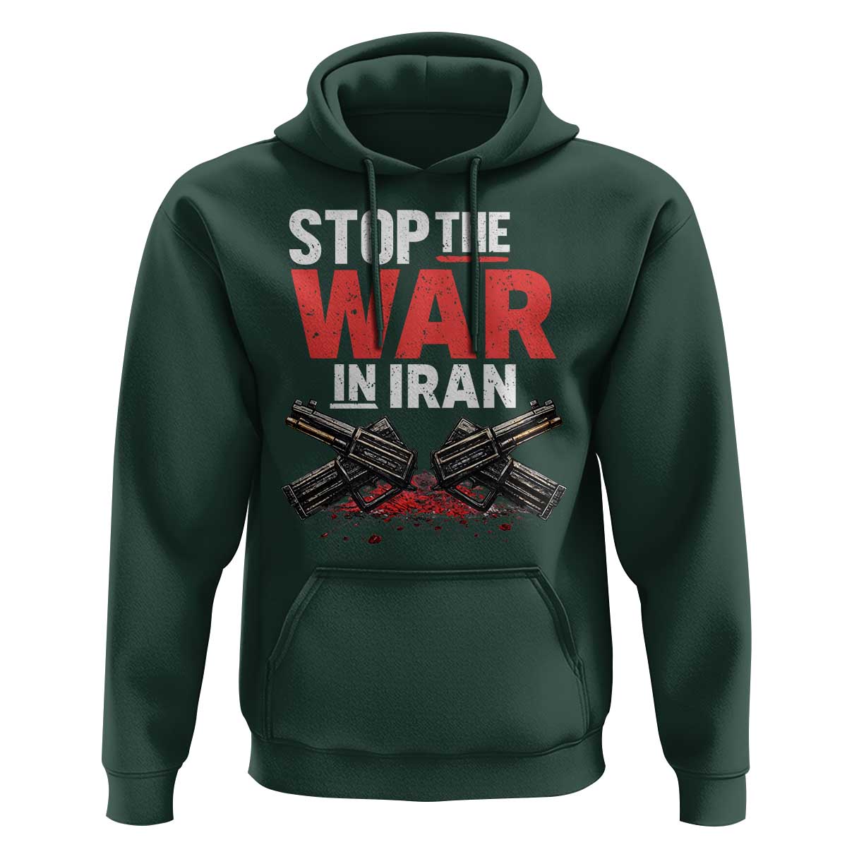 Stop the War in Iran Hoodie Anti War Protest Peace Advocacy Human Rights