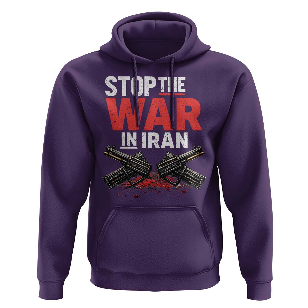 Stop the War in Iran Hoodie Anti War Protest Peace Advocacy Human Rights