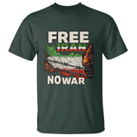 Free Iran No War Protest Graphic T Shirt Barbed Wire Freedom Human Rights Solidarity