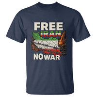 Free Iran No War Protest Graphic T Shirt Barbed Wire Freedom Human Rights Solidarity