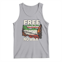 Free Iran No War Protest Graphic Tank Top Barbed Wire Freedom Human Rights Solidarity