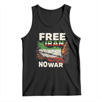 Free Iran No War Protest Graphic Tank Top Barbed Wire Freedom Human Rights Solidarity