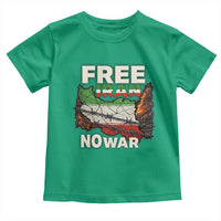 Free Iran No War Protest Graphic Toddler T Shirt Barbed Wire Freedom Human Rights Solidarity