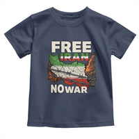 Free Iran No War Protest Graphic Toddler T Shirt Barbed Wire Freedom Human Rights Solidarity