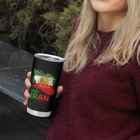 Free Iran Lion And Sun Map Graphic Tumbler Cup Persian Heritage Freedom Support