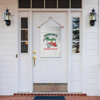 Stand With Iranian People Peace Dove Garden Flag Iran Map Flag Freedom Human Rights Support