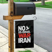 No US Israel War On Iran Garden Flag Anti War Peace Dove