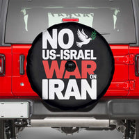 No US Israel War On Iran Spare Tire Cover Anti War Peace Dove