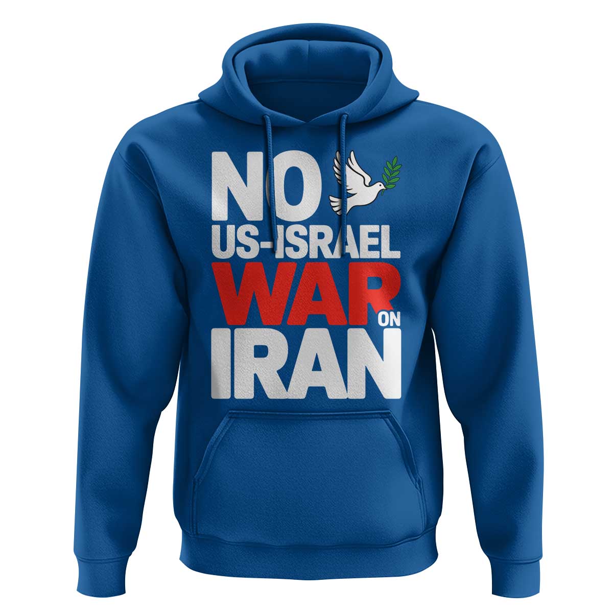 No US Israel War On Iran Hoodie Anti War Peace Dove
