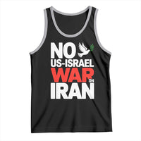No US Israel War On Iran Tank Top Anti War Peace Dove