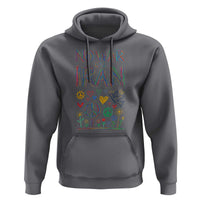 No War On Iran Colorful Peace Graphic Hoodie Retro Anti War Protest
