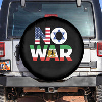 No War USA Israel Iran Flags Spare Tire Cover Anti War Protest Political Statement
