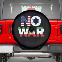 No War USA Israel Iran Flags Spare Tire Cover Anti War Protest Political Statement