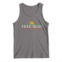 Free Iran Lion And Sun Graphic Tank Top Iranian Freedom Supporters