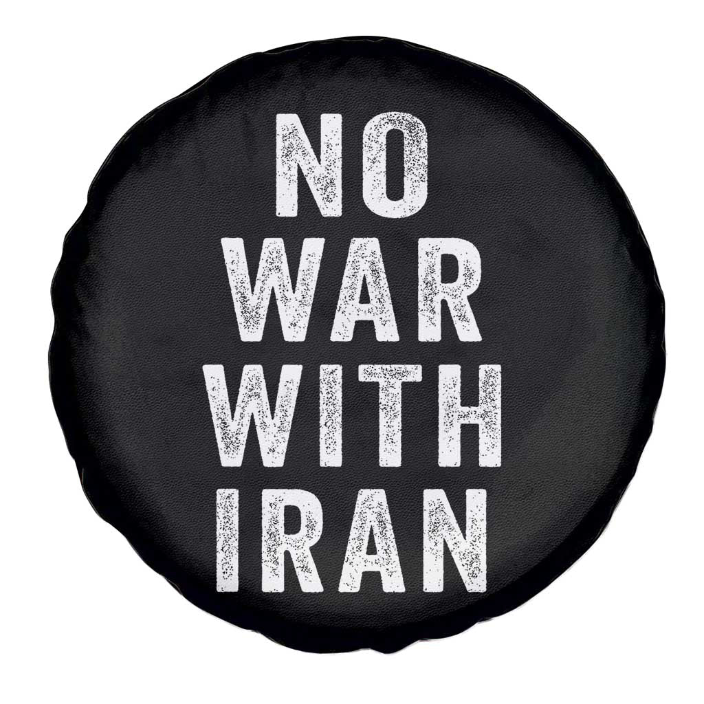 No War With Iran Spare Tire Cover Anti War Peace Protest Iranian People