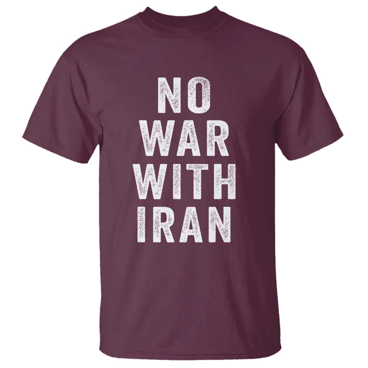 No War With Iran T Shirt Anti War Peace Protest Iranian People