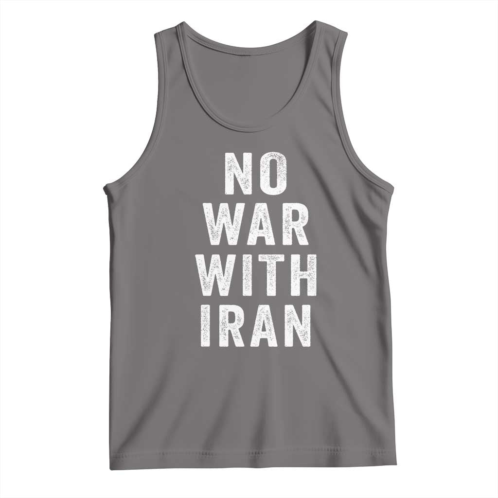 No War With Iran Tank Top Anti War Peace Protest Iranian People