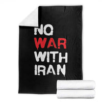 No War With Iran Throw Blanket Anti War Peace Activist Protest Iranian People