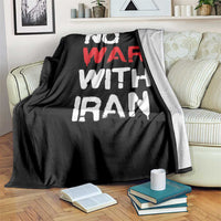 No War With Iran Throw Blanket Anti War Peace Activist Protest Iranian People