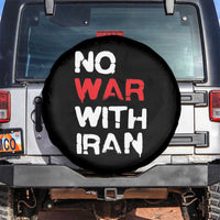 No War With Iran Spare Tire Cover Anti War Peace Activist Protest Iranian People