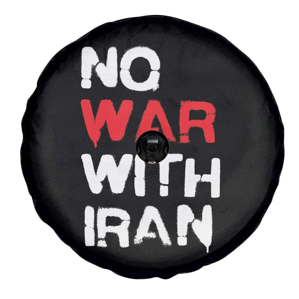 No War With Iran Spare Tire Cover Anti War Peace Activist Protest Iranian People