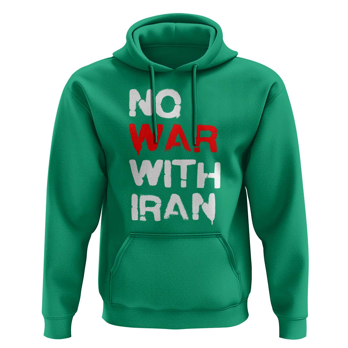 No War With Iran Hoodie Anti War Peace Activist Protest Iranian People