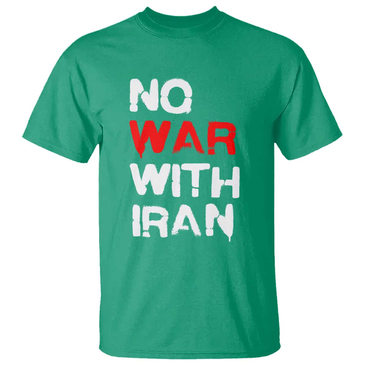 No War With Iran T Shirt Anti War Peace Activist Protest Iranian People