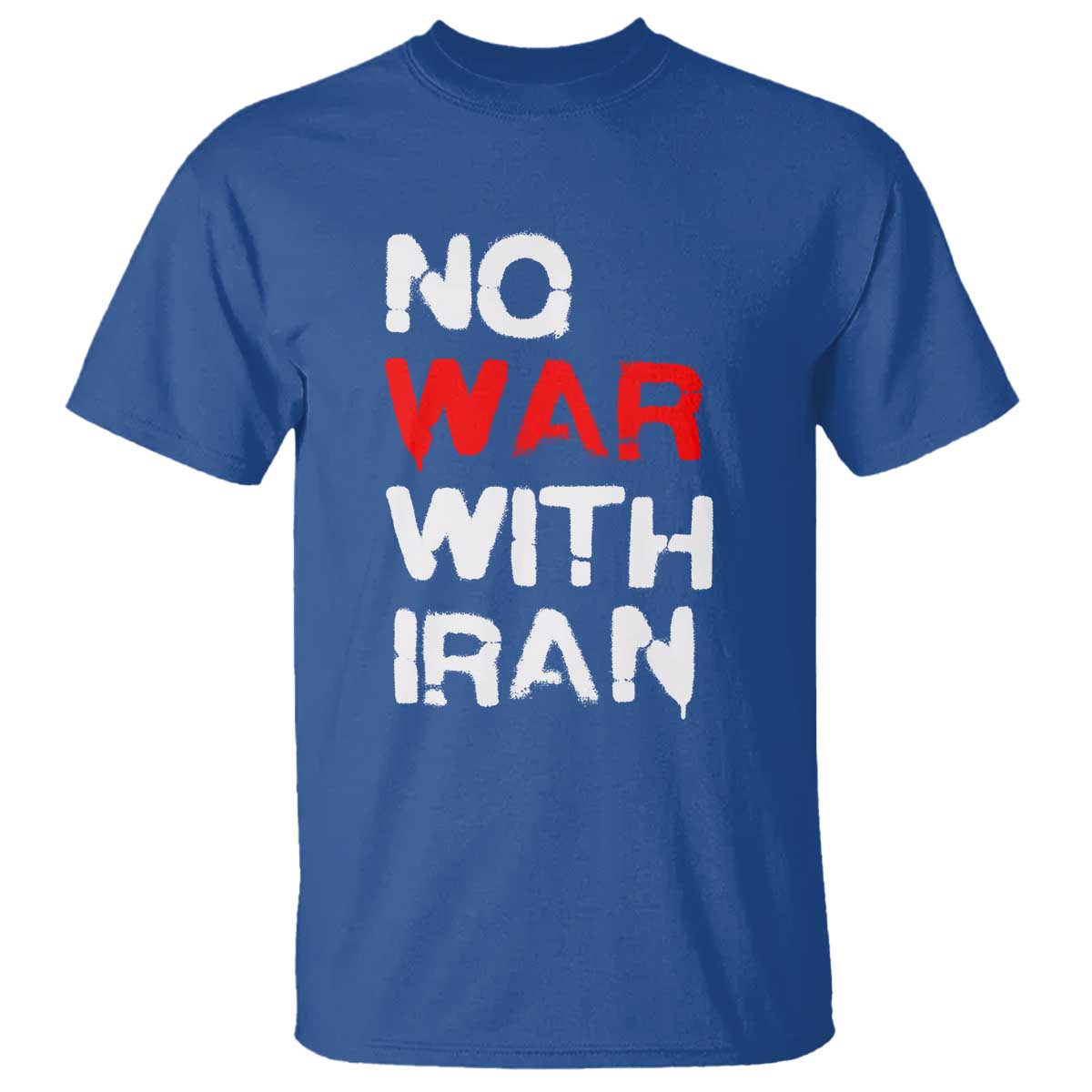 No War With Iran T Shirt Anti War Peace Activist Protest Iranian People