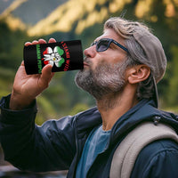 I Stand With Iranian People Freedom Supporters 4 in 1 Can Cooler Tumbler Raised Fist Persian Flag Iran Revolution
