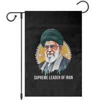 Supreme Leader Of Iran Graphic Portrait Garden Flag Iranian Political Figure