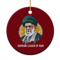 Supreme Leader Of Iran Graphic Portrait Ceramic Ornament Iranian Political Figure
